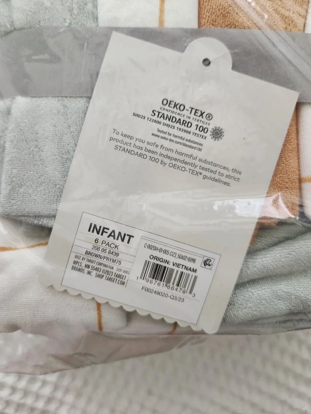 ✨️✨️New Cloud Island 6 Piece Bath Set Mint Tan Baby 2 Pack